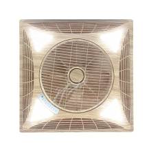 Высококачественный бесшумный 14-дюймовый потолочный вентилятор для кондиционирования воздуха False Mont Box с вентилятором Light Box